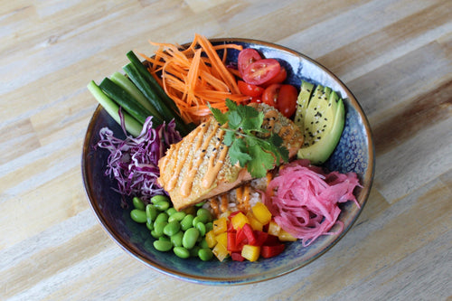 (Best seller) Panko Crust Salmon Bowl